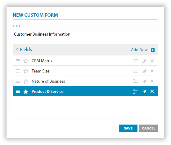 Add Custom Forms